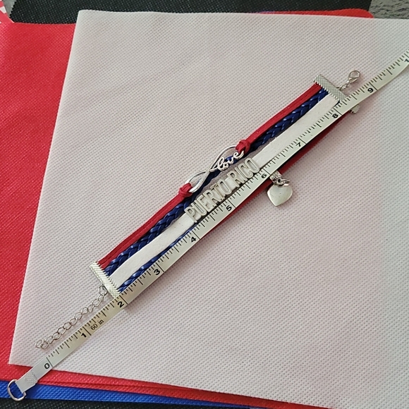 🇵🇷Puerto Rico Infinity Love Heart Bracelet - Picture 4 of 5